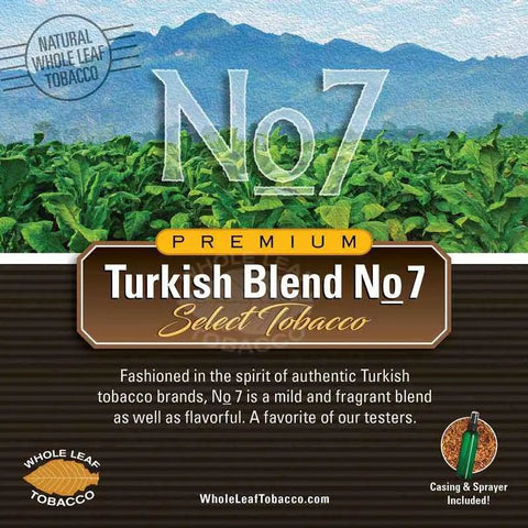 Turkish Blend No.7, 1 lb, Whole Leaf Blend Kit - Whole Leaf Tobacco