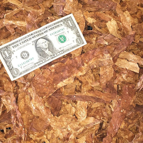 Hand Stripped Flue Cured Virginia Red/Bright Aged 15 years 5 kg. bag, Threshed Tobacco - Whole Leaf Tobacco