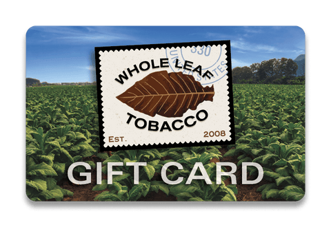 Whole Leaf Tobacco Gift Card, Accessory - Whole Leaf Tobacco